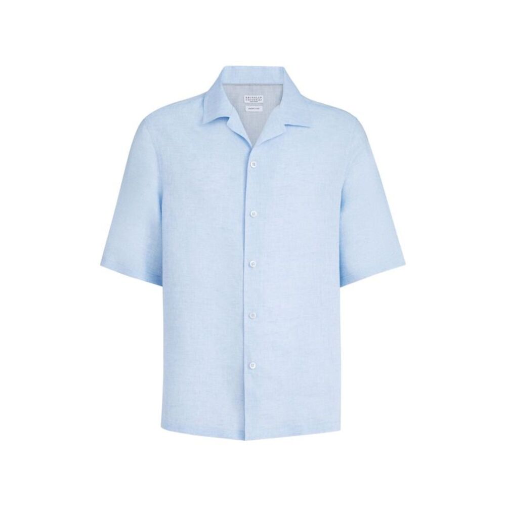 Brunello Cucinelli Men Linen Shirt